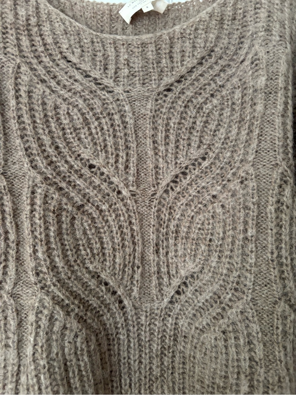 Sézane Gisele Sweater in Taupe Brown - Picture 4 of 8
